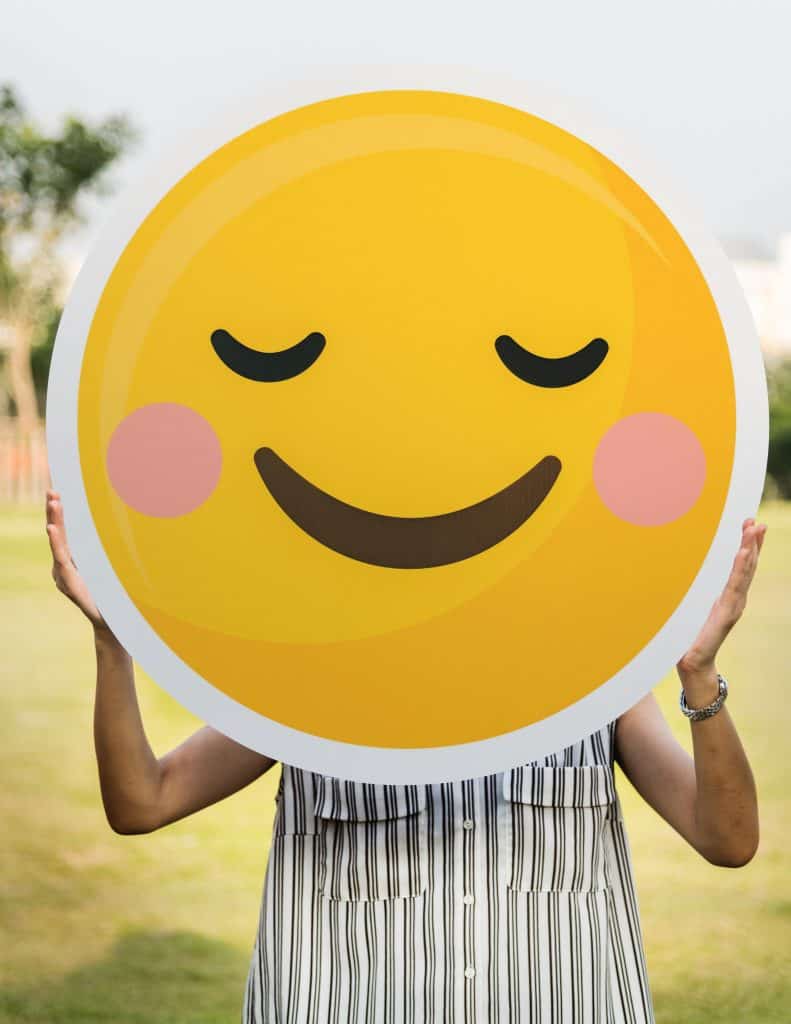 Happy face for overcoming dreading Mother's Day
