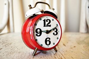 Time to stop procrastinating and clean your house - clock is ticking