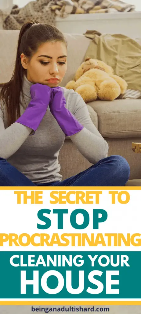 Do you procrastinate cleaning your house? The secret to stop procrastinating and clean your house. Just do it!