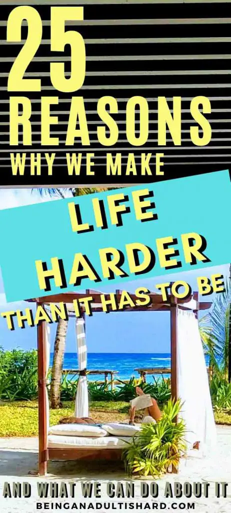 There are many reasons why we sometimes feel life is hard and life is not fair. This article explains the reasons why life is hard and provides tips to overcome them.