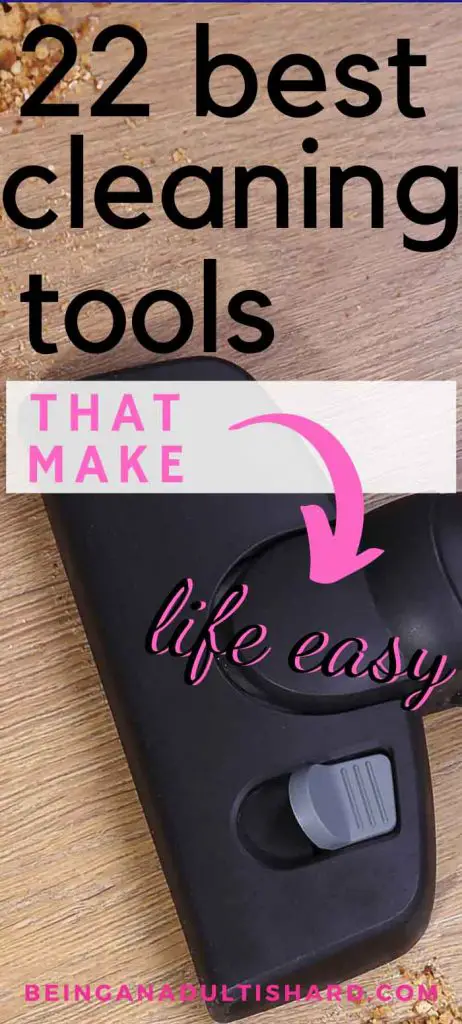 22 cleaning tools, devices, and gadgets to save you time and energy and make cleaning your house so much easier. Best house cleaning tools to clean your messy house easy and fast.