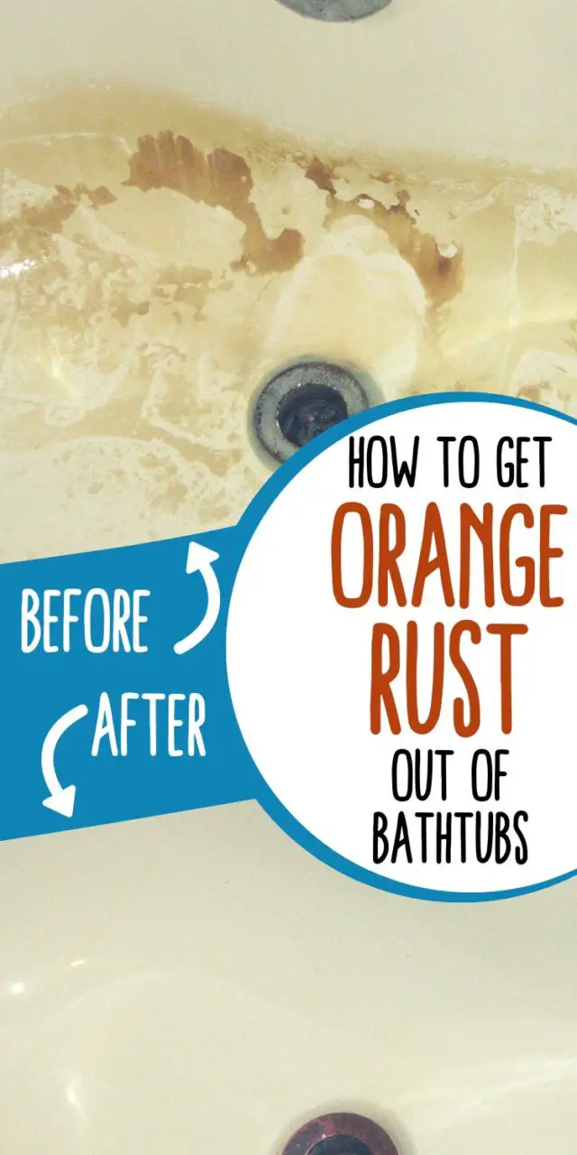 How to remove rust stains from bathtub, toilet and sink