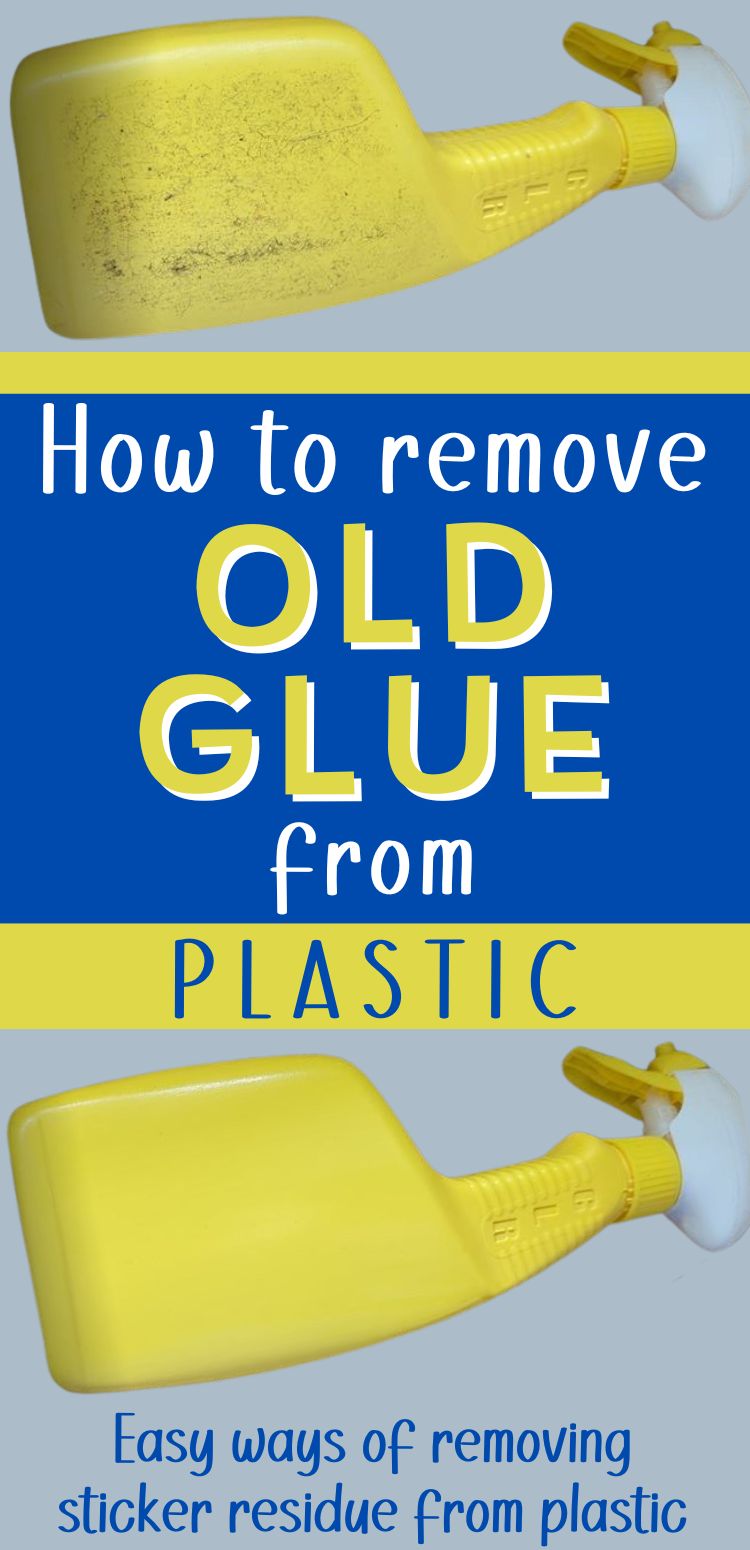 How to Remove Old Glue from Plastic