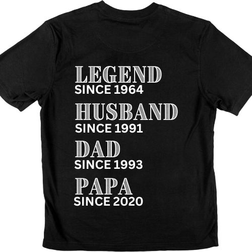 Custom T-shirt for dad