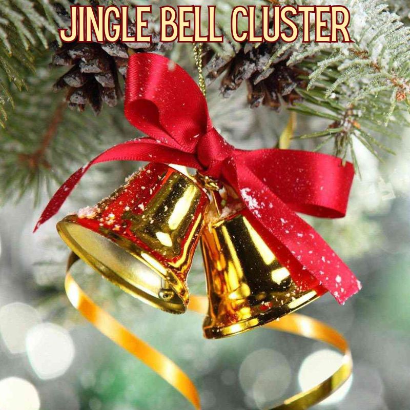jingle bell cluster - make your own christmas ornaments